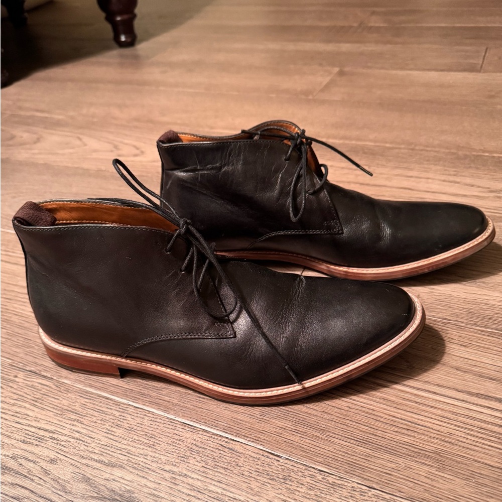 Men’s size 12 Aldo black oxford ankle dress shoe